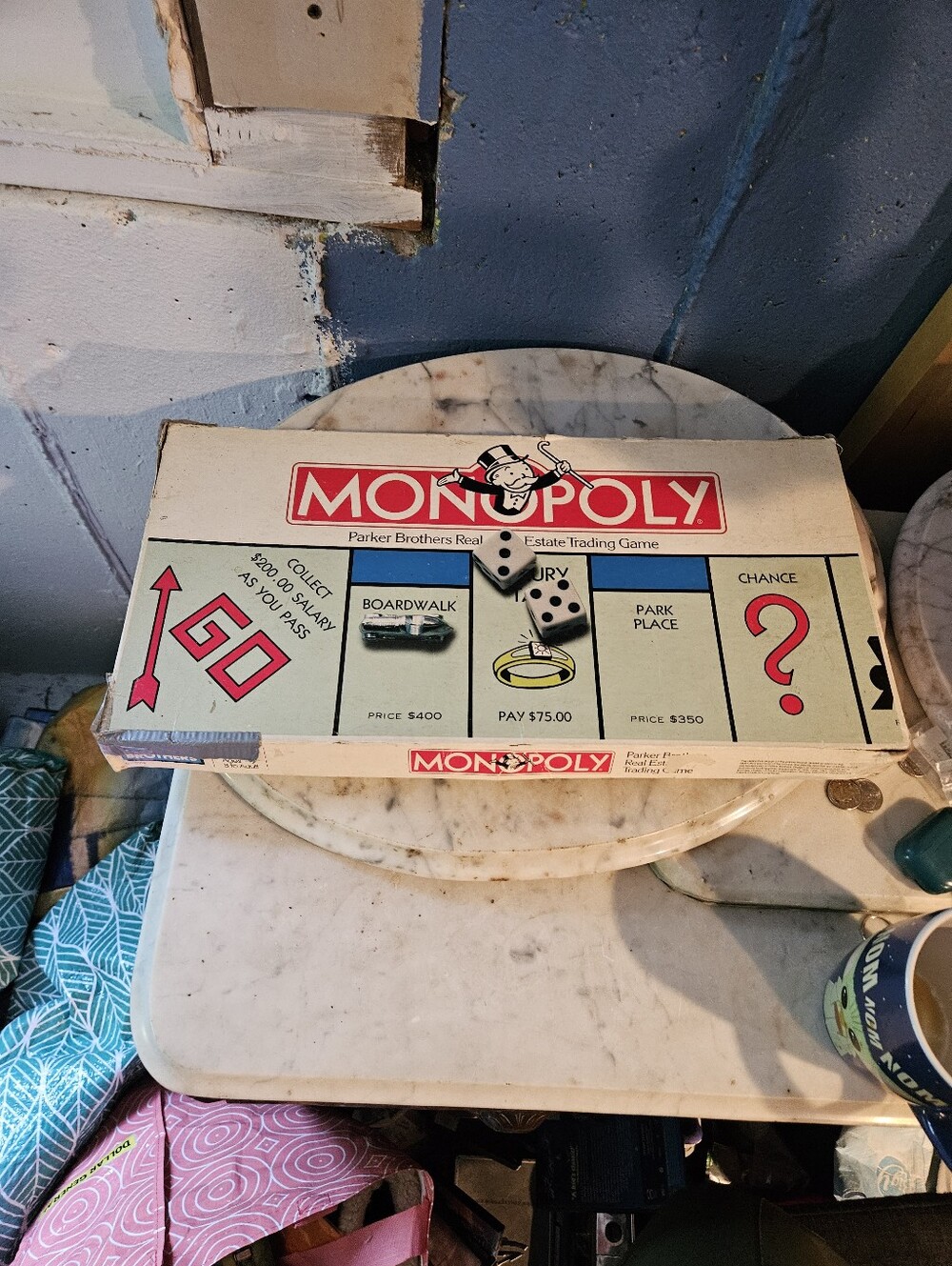 Monopoly 1985 Classic Edition Board Game Parker Brothers 100% Complete